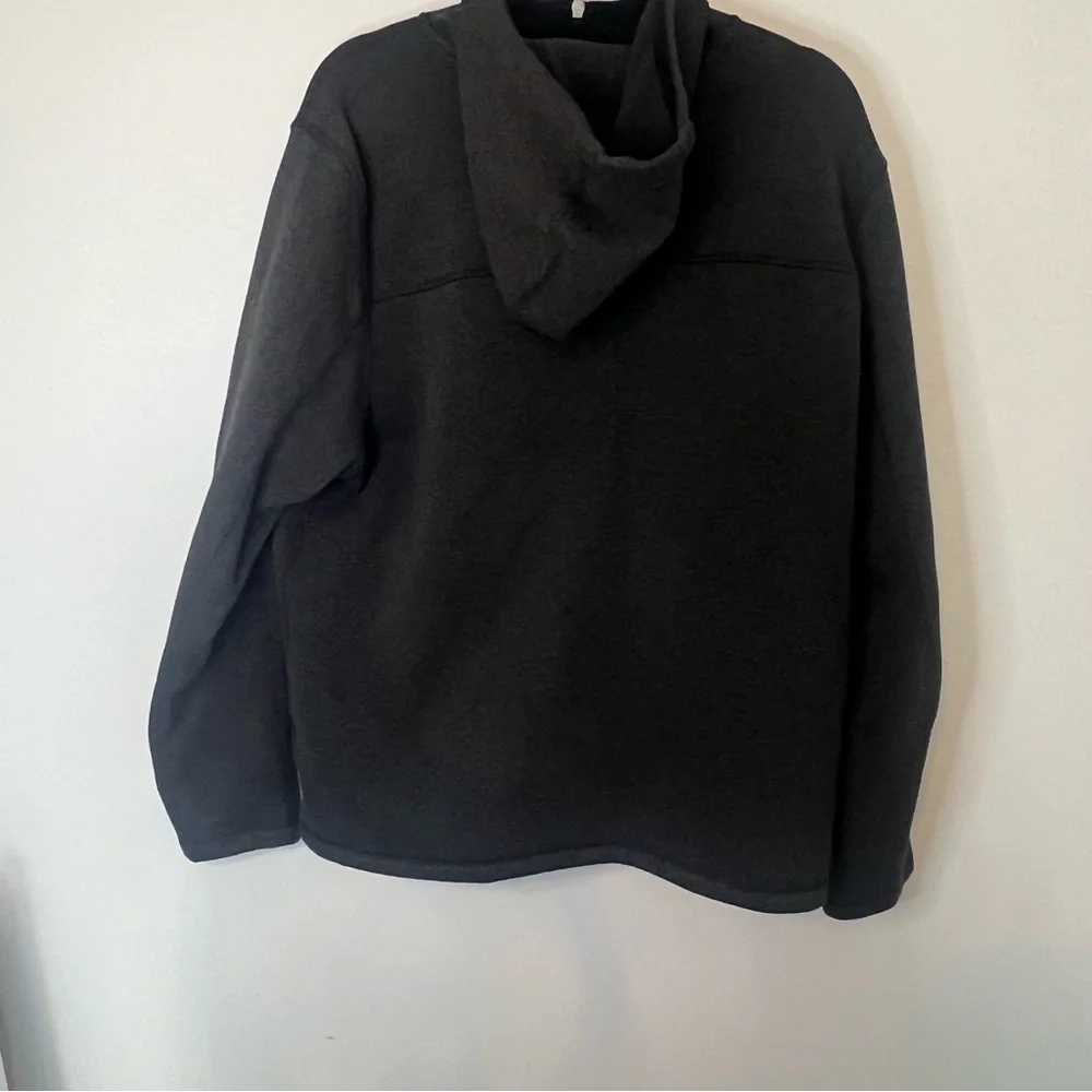 The North Face Charcoal Full Zip‎ Fleece Jacket Zip Chest Pocket XXL